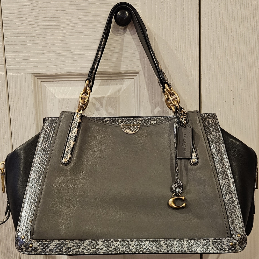 Coach Dreamer 36 with Snakeskin Detail